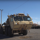 A pair of U.S. Army Leader-Follower autonomous vehicles being tested in 2020.